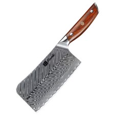 KENSAKI Hackmesser Hacke Beil Damaststahl Küchenmesser Damaszener | Style: Japan