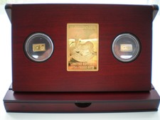 2010 INVESTMENT COIN SET 1/20 OZ GOLD 1/20 OZ SILBER MIT DIAMANT AUFLAGE 5000