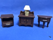 Sylvanian Families Schlafzimmer & Wohnzimmer Zubehör Schrank Sideboard Lampe