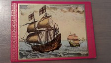 Postkarte Linienschiff 15./16. Jahrhundert von Juli 1973 Niederlande gelaufen