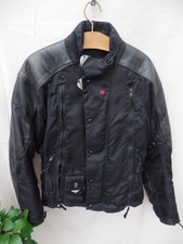 HEIN GERICKE PRO SPORTS Bikerjacke Herren Leder/Textil Innenjacke schwarz Gr. L