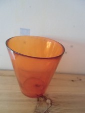 Sektkühler Windlicht Vase Glas "La vie en rose" OVP