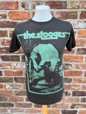 IGGY POP THE STOOGES Vintage Punk Rock ausgewaschenes Schwarz Grau T-Shirt S, M, XL oder Weste
