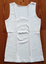 NEU! Gr. 40 Cream Top  - offwhite   - Viskose mit Spitze am Ausschnitt u. Arm