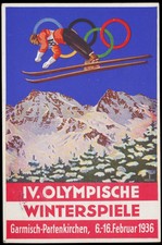 OLYMPISCHES WINTERSPIELE Garmisch-Patenkirchen SSt 1936