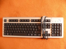 Tastatur PC FUJITSU Siemens unbenutzt silber schwarz