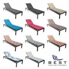 Best Auflagen Liegestuhl Sonnen-Garten-Liege Rollliege Kissen Stuhlauflage