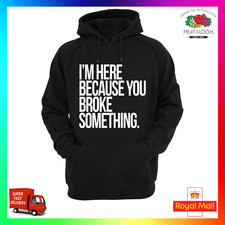 Im hier denn du bist etwas Hoodie Hoody Schweißer Schlosser Spark Schweißen