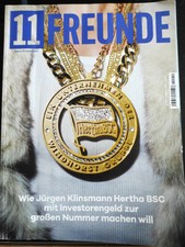 Fanzine, 11 Freunde Magazine Nr. 219, Ultras Berlin, Hertha, Klinsmann