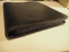 Hochwertige Aktenmappe Ringmappe Schreibmappe Büromappe, Kunstleder, gebraucht