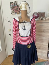 Matrose Seemanns Frau Faschingskostüm Komplettkostüm Gr. 40/42