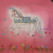 Kinderbettwäsche 135 x 200 und 80x80 cm Pink Mädchen Neuwertig