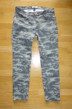 H&M LOGG - Damen Jeans - Stretch - skinny - camouflage - grün oliv  Gr. 42/44