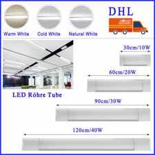 LED Röhre Feuchtraumleuchte Deckenleuchte Keller Werkstatt Lampe 30/60/90/120cm