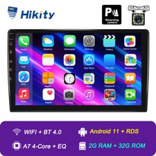 10.1Zoll Doppel 2DIN Android 11 Autoradio Mit GPS Navi WiFi Bluetooth USB 2+32GB