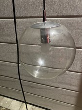 Deckenlampe lampe 60er 70er mid century design Glas klar groß 2 St. verfügbar #