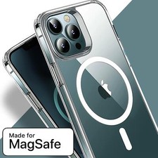 Clear Case Hülle MagSafe für iPhone 14 13 Pro Plus Max Schutz Handy Cover Magnet