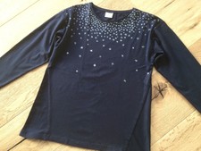 ZARA kids Shirt Blau mit Silbersternen Gr. 152 ⭐️ TOP