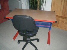 Schreibtisch Schüler mit Drehstuhl Höhen- und Neigung verstellbar von Link`s