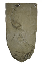 Original frühe Bundeswehr Seesack Oliv grün Hakenverschluss Tasche 5/1968