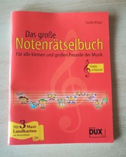Das große Notenrätselbuch, Violinschlüssel - Guido Klaus, Edition Dux