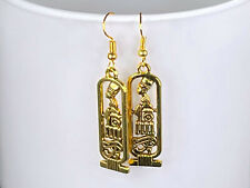 RETRO ÄGYPTISCHE OHRRINGE vergoldet Trend cooles Auge Kleopatra Geschenk für sie