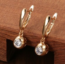 Ohrstecker 2 St Gold Kreolen Ohrringe Rotgold pl 585 Creolen Rosé Ohrschmuck 122