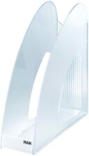 5x HAN Stehsammler TWIN, DIN A4/C4, standfest, modern, transluzent-klar 1611-23