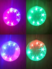 LED Discokugel Partylicht Effektleuchte Hologramm Leuchtkugel