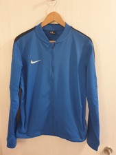 NIKE blaue Sportjacke Fussball Trainingsjacke Jungen Teenager Gr XL / 150 - 170