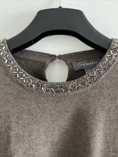 Pullover, L mit Schmuckbordüre