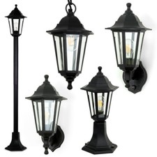 Antik Standleuchte Laterne außen E27 Wandleuchte Sockelleuchte Sensor ERANO.A 