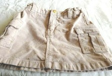 Süßer Cord Rock , H&M  Gr. 116  Beige mit Goldherzen