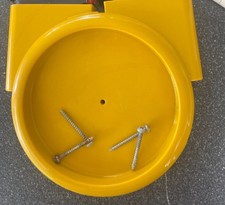 Hewi Serie 477 Duschablage , Seifenschale senfgelb, 180mm mit Wandhalterung