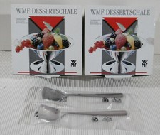 WMF Dessertschalen, Eisschalen  2 Stück mit 2 Eislöffeln Neu in OVP