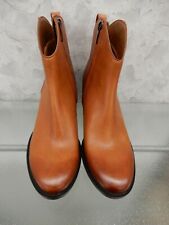 Clarks "Movie Act" Damen Stiefeletten Dark Tan Naturleder (S6)