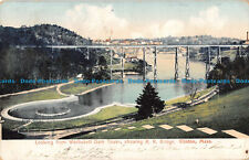 R093528 aus Wachusett DAM Turm mit R. Brücke. Clinton. Massachusetts 19