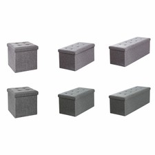 Sitzhocker Aufbewahrungsbox Hocker Sitzbank Sitzwürfel Fußhocker Faltbar Truhe