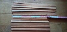 35 Holzleisten, Tapetenleisten, Zierleisten à 40 und 50 cm, Bastelholz, 20 mm