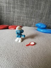 1x Eitelkeitsschlumpf mit Spiegel, 100% original Ü-Ei, Ferrero Schlümpfe (B042) 