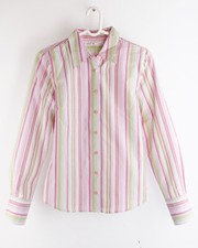 TOMMY HILFIGER LANGARM BLUSE COTTON SHIRT HEMD COTTON GR US8 EU 38 / M 