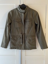 Damen Parker Übergangsjacke 34/36 S oliv grün Khaki Esprit guter Zustand