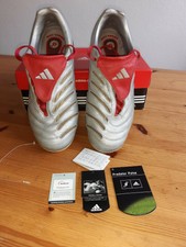Adidas Predator Pulse Beckham DB Silber 04 Gr. 42(UK8-US8,5)-Gebraucht-No Mania