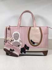 Radley Tearaway 2008 Signature Ledertasche mit Reißverschluss und Münzbörse