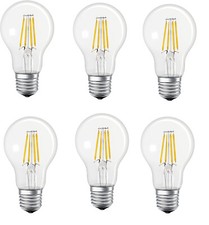 LEDVANCE VolksLicht E27 LED Lampe | Bluetooth | warmweiss | steuerbar [6er-Pack]