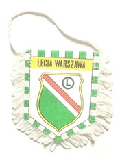 Legia Warschau Warszawa Wimpel Fussball Football 10x8cm Pennant Polen #882