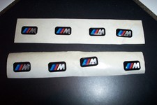 8 x BMW M Plakette Emblem Aufkleber Sticker 3D Doming Felgen Lenkrad Performance