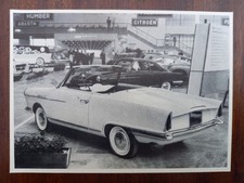 NSU Sport Prinz Spider, Salon Turin, Abbildung, 1960