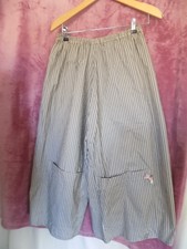 Damen Hose, Leinen, EG, Unikat,gestreift,neu Lagenlook, ähnlich BOHO