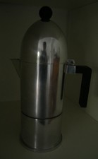 Alessi Espressokocher 6 Tassen, 28cm, LA CUPOLA  Aldo Rossi Design 1988